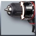 Masina de insurubat cu acumulator, 2 x 1.3 Ah, TC-CD 18/2Li, Einhell - imagine 3