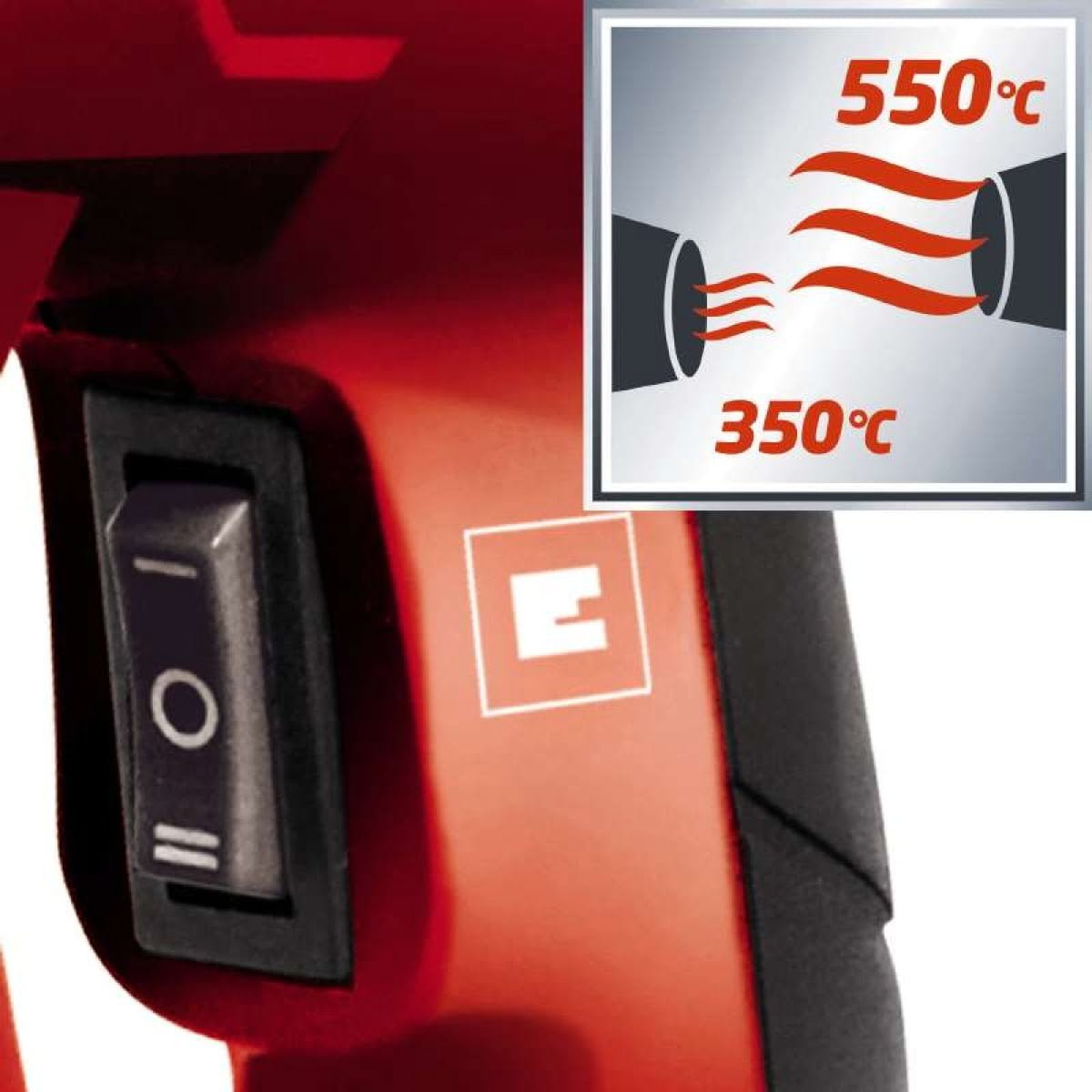 Pistol aer cald, 2000W, TH-HA 2000, Einhell - imagine 2