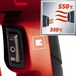Pistol aer cald, 2000W, TH-HA 2000, Einhell - imagine 2
