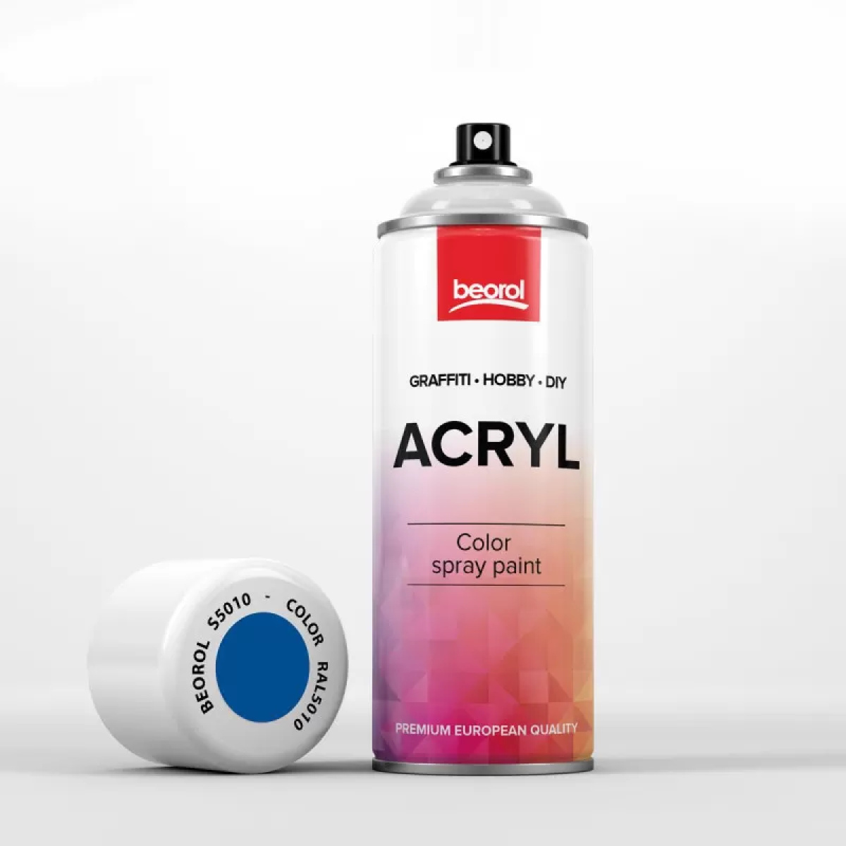 Spray albastru, Gentiana, RAL5010, 400 ml, Beorol - imagine 5