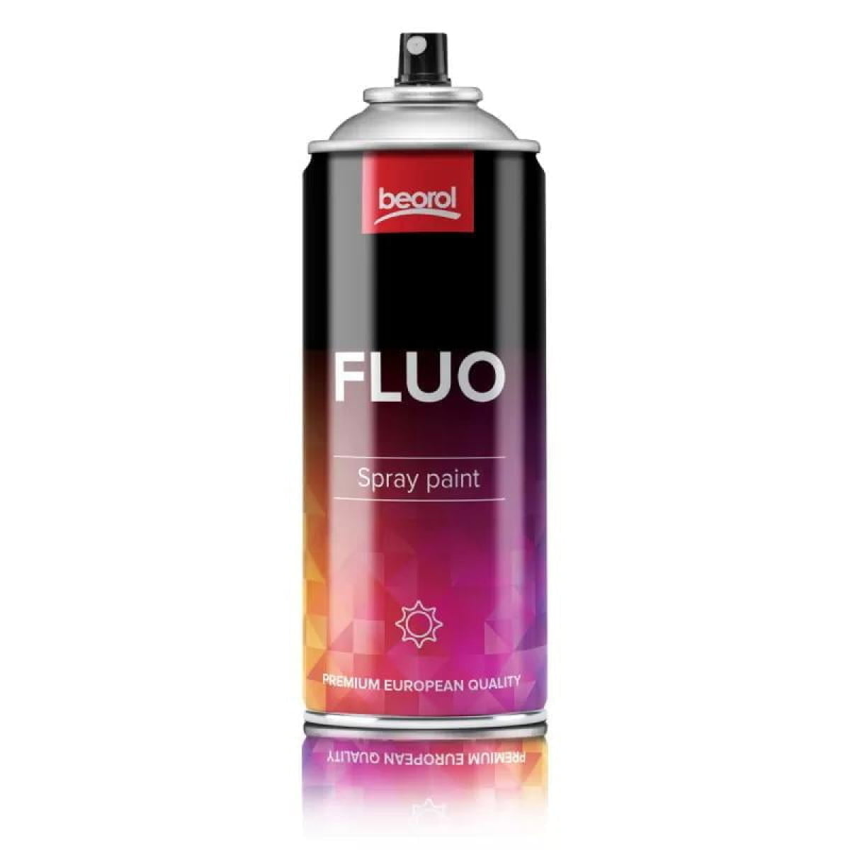 Spray fluorescent, galben, SFL02, 400 ml, Beorol - imagine 3