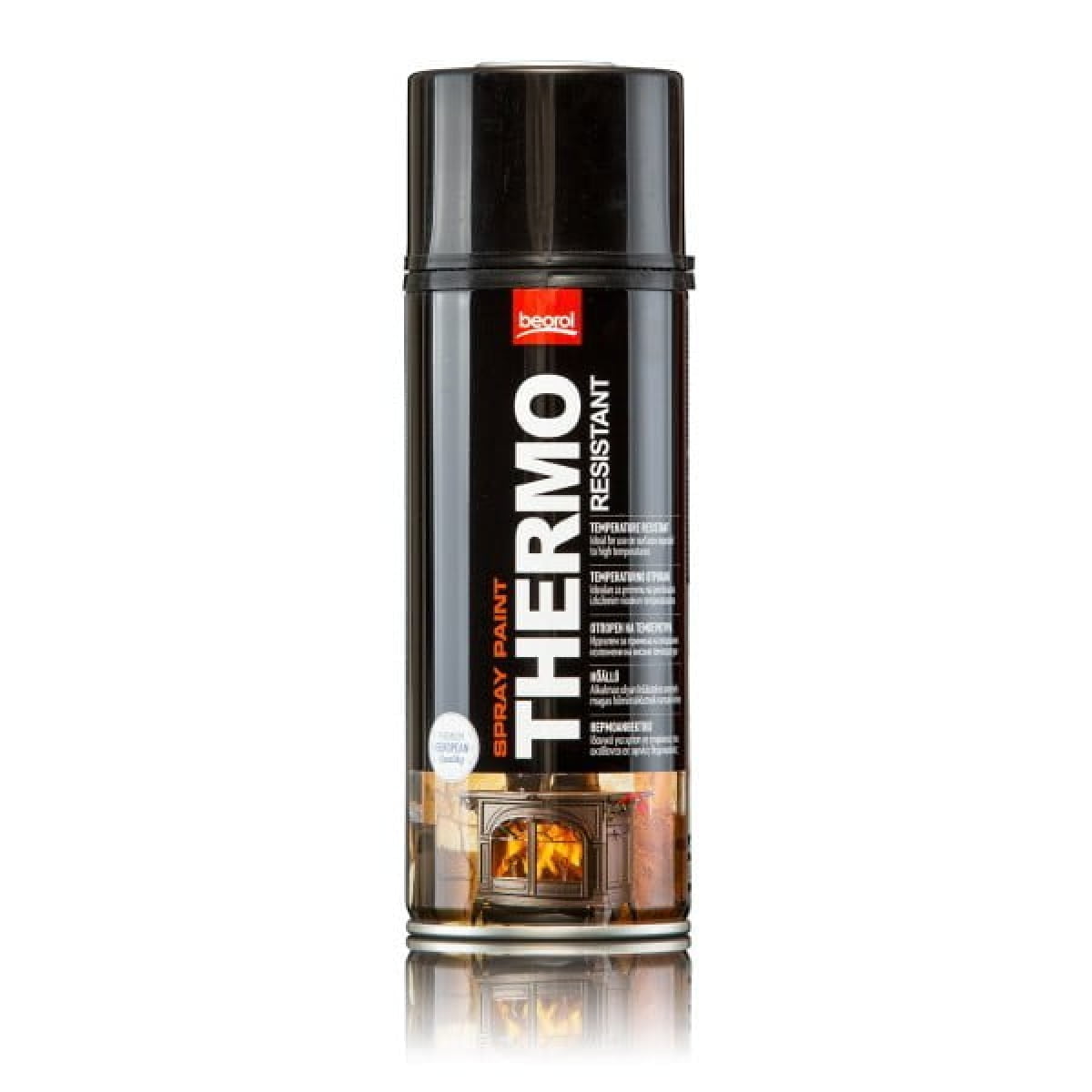 Spray pentru temperaturi inalte, argintiu, SVT02, 400 ml, Beorol - imagine 2