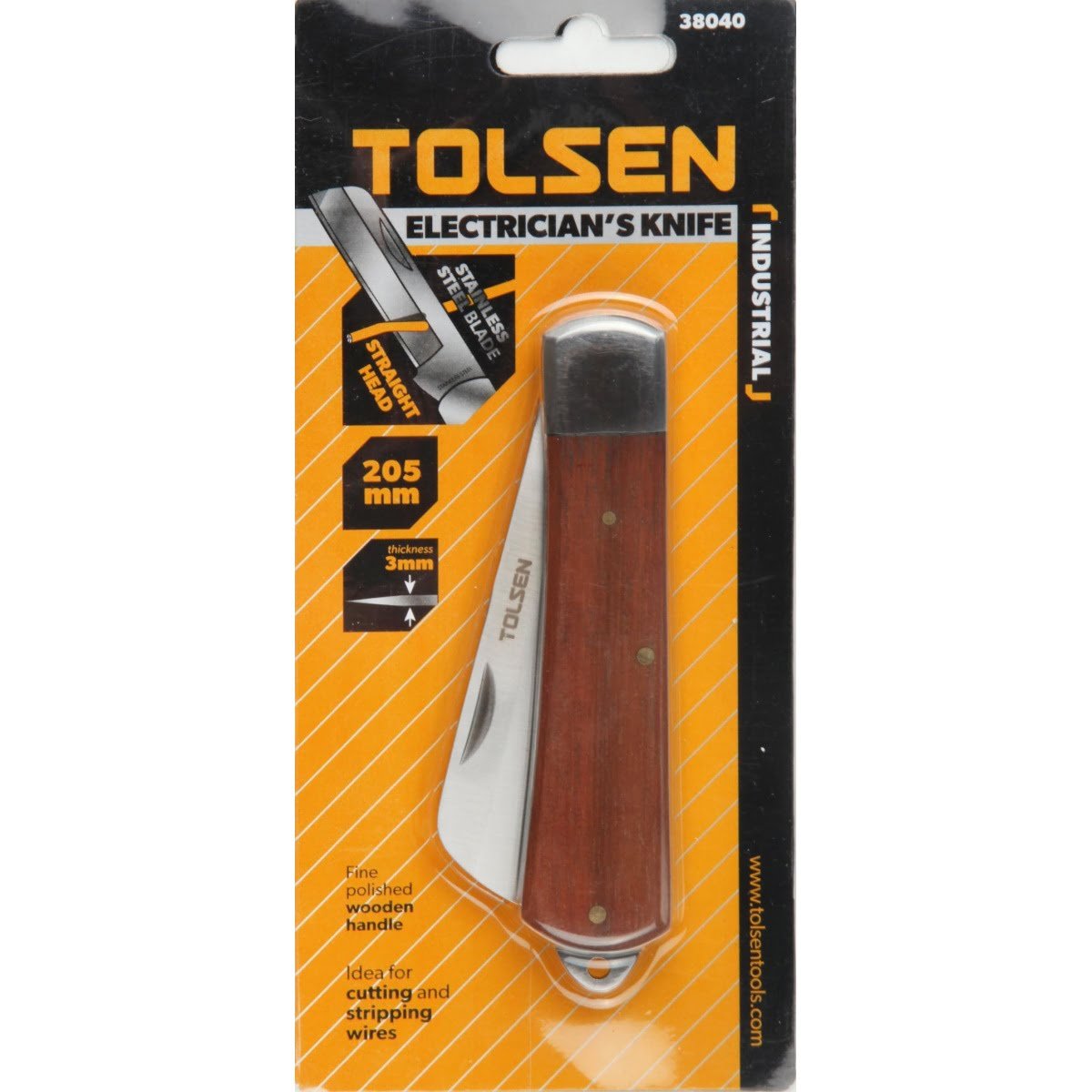 Cutit electrician, 205 mm, Tolsen - imagine 2