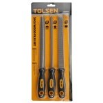 Pile pentru lemn, set 3 buc, 200 mm, 32037, Tolsen - imagine 2