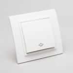 Intrerupator alb, Zena, sonerie, ST, Elbi Electric - imagine 2