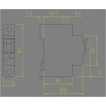 Siguranta automata, 32A, monopolara, Eaton - imagine 2