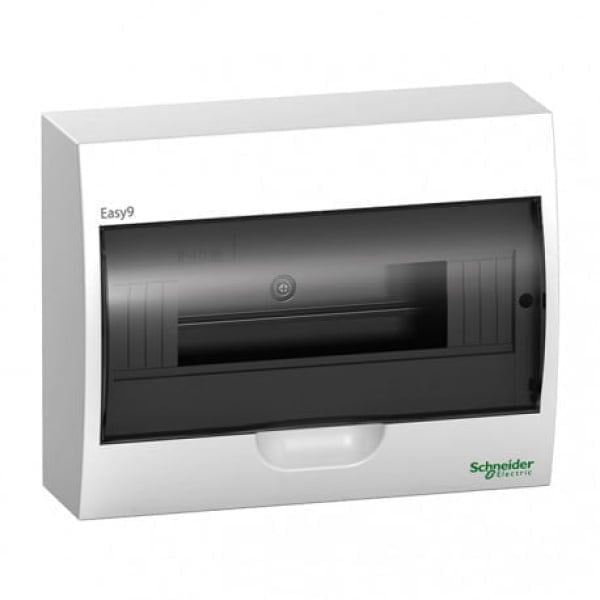 Tablou sigurante, 12 module, usa transparenta + 2 borniere, Schnieder Electric