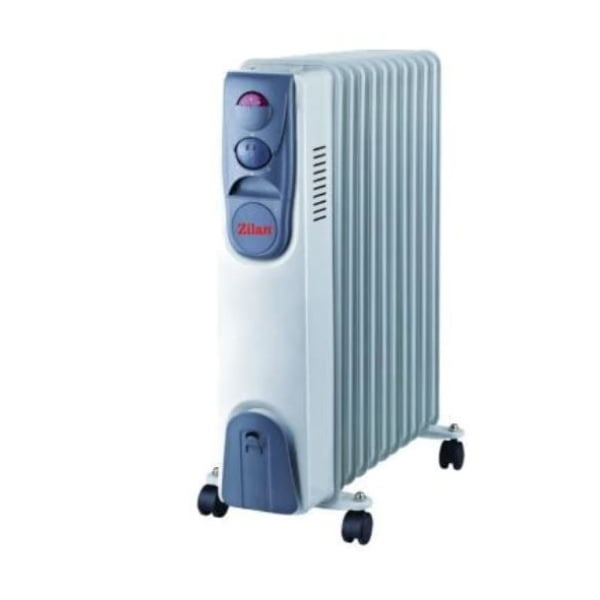 Radiator electric, cu 11 elementi, 2500 W, alb, ZLN-2128, Zilan