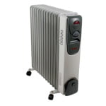 Radiator electric, cu 13 elementi, 3 trepte de putere, termostat reglabil, 2500 W, alb/gri, ZLN-2135, Zilan