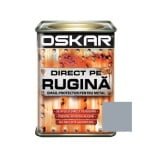 Vopsea alchidica, interior / exterior, gri lucios, 0.5 L, Direct pe rugina, Oskar