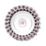 Perie sarma, cupa, 125 mm, tija M14, CCLU125BR, Beorol - imagine 2