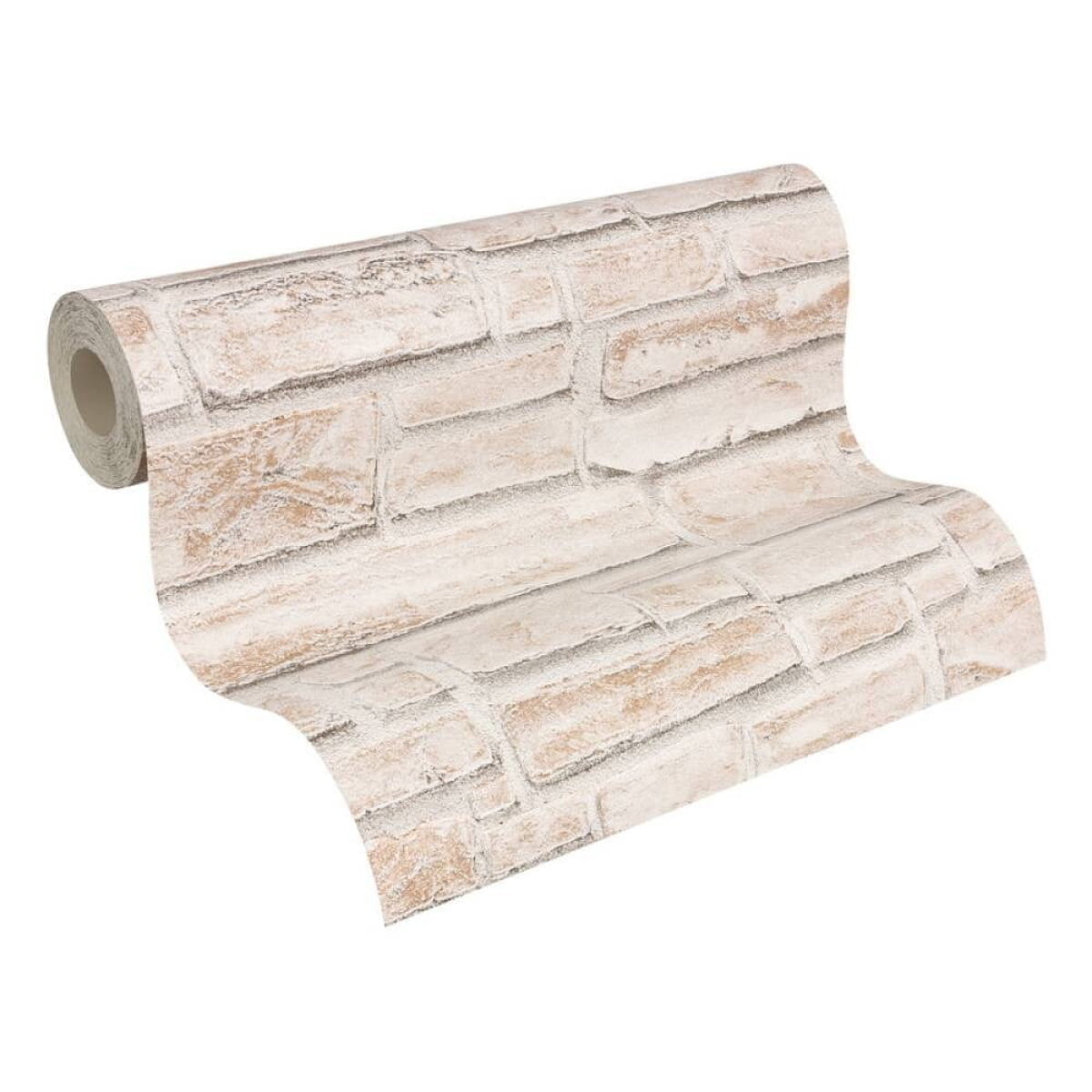 Tapet hartie, model caramida, 10 x 0.53 m, 662125, AS Creation Decora Natur - imagine 2