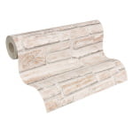 Tapet hartie, model caramida, 10 x 0.53 m, 662125, AS Creation Decora Natur - imagine 2