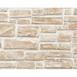 Tapet hartie, model caramida, 10 x 0.53 m, 662125, AS Creation Decora Natur