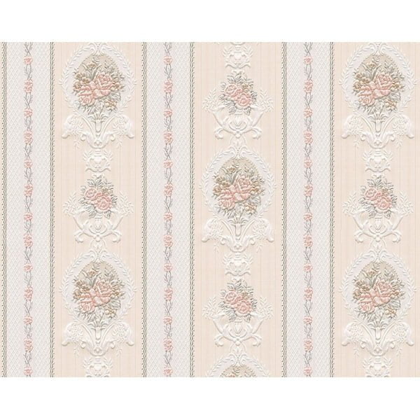 Tapet hartie, model floral, 10 x 0.53 m, 582027, AS Creation