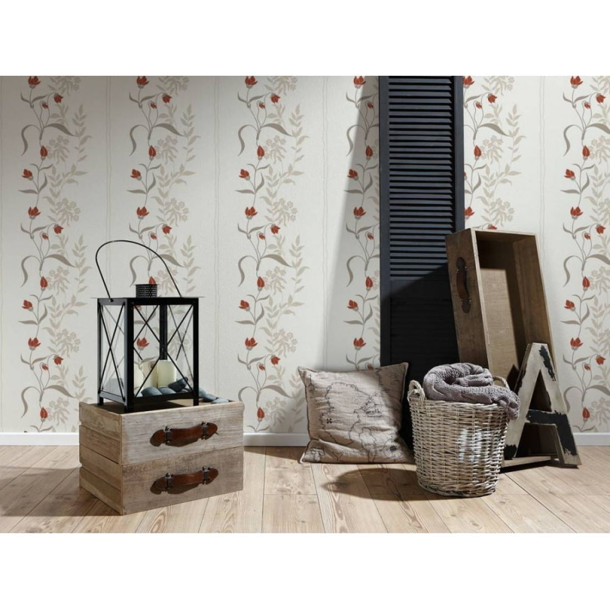 Tapet vlies, model floral, 10 x 0.53 m, 958741, AS Creation Avenzio - imagine 3
