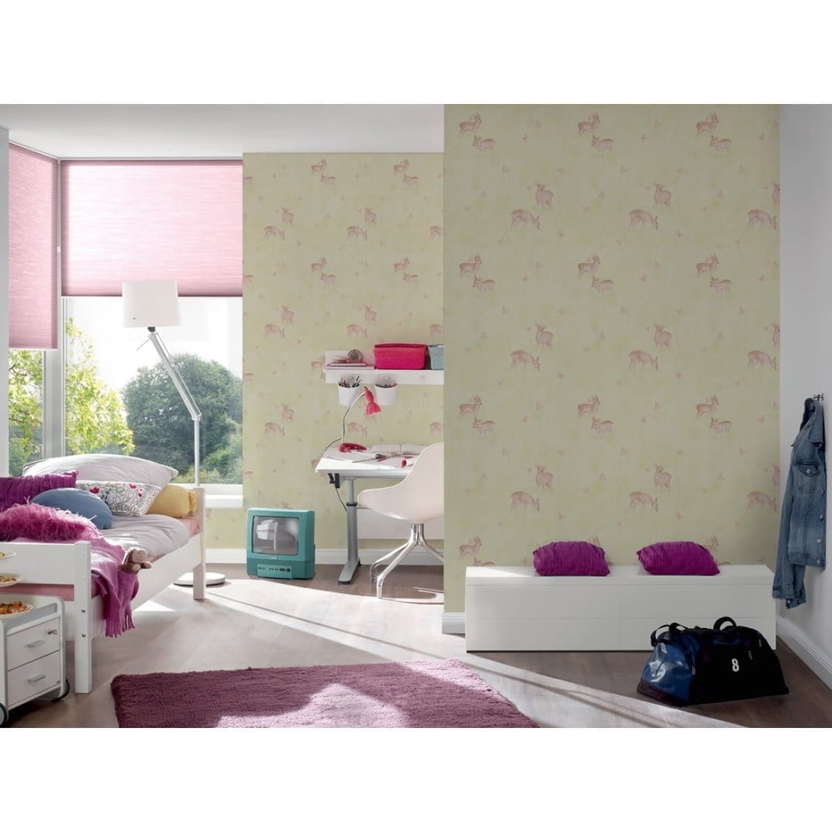 Tapet hartie, camera copii, 10 x 0.53 m, 303334, AS Creation Lovely Friends - imagine 2