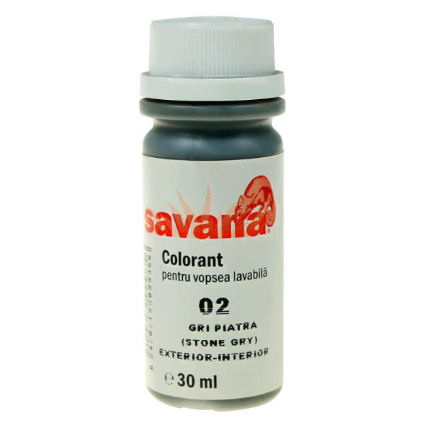 Colorant, gri 02, 30 ml, Savana