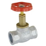 Robinet trecere pentru apa, cu ventil, 1", ZGZ03, Ferro