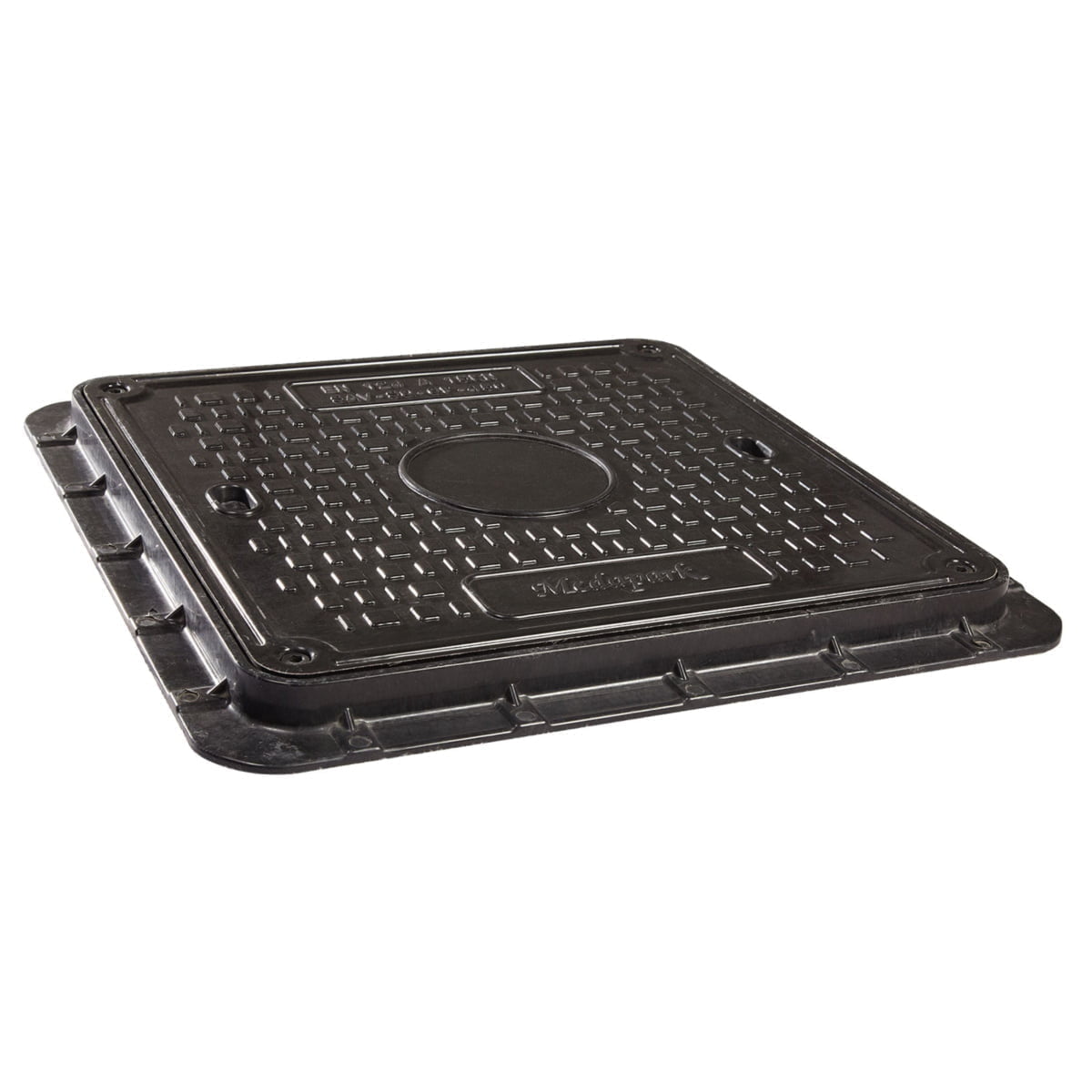 Capac compozit necarosabil, pentru zone cu trafic pietonal, 592 x 592 mm, A 15, CCSMCA59 - imagine 2