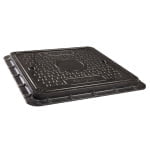 Capac compozit necarosabil, pentru zone cu trafic pietonal, 592 x 592 mm, A 15, CCSMCA59 - imagine 2