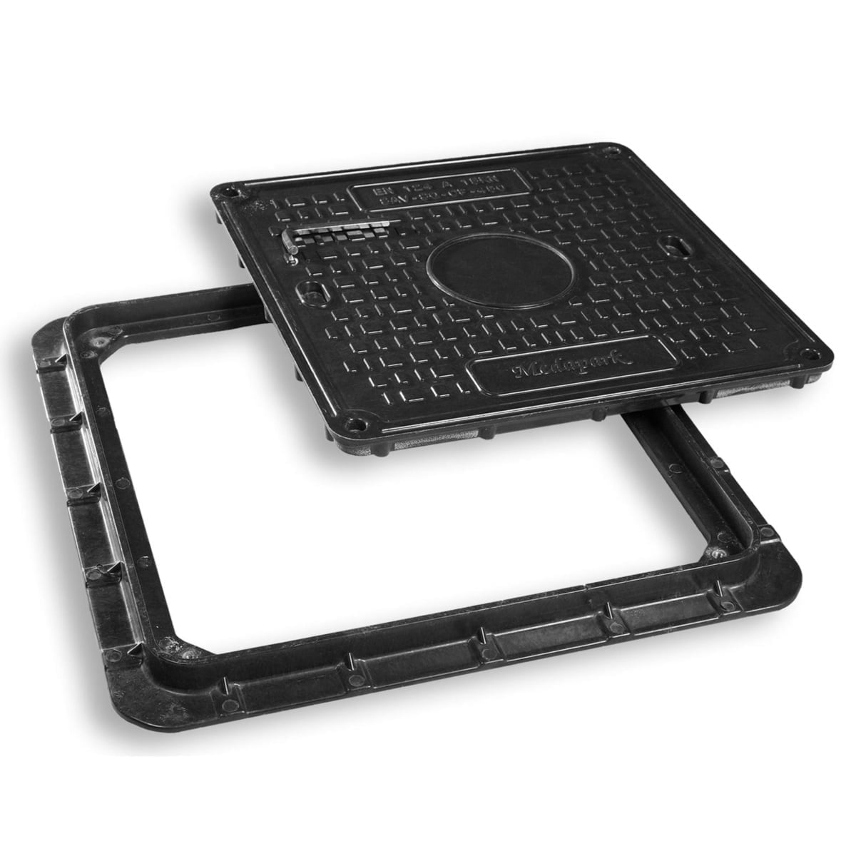 Capac compozit necarosabil, pentru zone cu trafic pietonal, 592 x 592 mm, A 15, CCSMCA59 - imagine 3