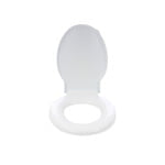 Capac WC, din polipropilena, inchidere standard, alb, 395 x 480 mm, 40301 - imagine 2