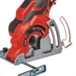 Fierastrau circular mini, 450 W, 7200 rpm, TC-CS 89, Einhell - imagine 2