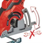 Fierastrau circular mini, 450 W, 7200 rpm, TC-CS 89, Einhell - imagine 3