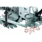 Fierastrau circular de mana, 1230 W, TC-CS 1200, Einhell - imagine 2