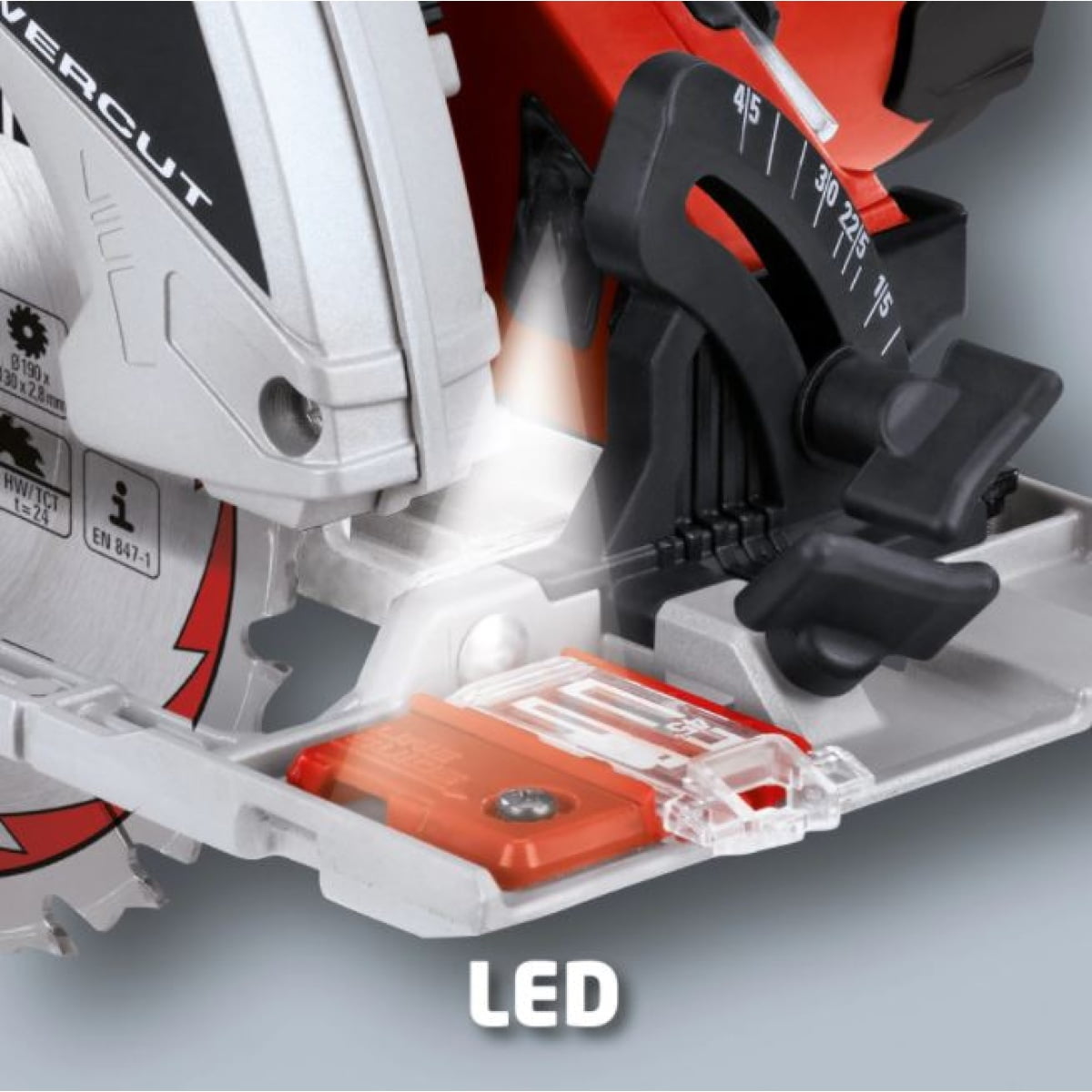 Fierastrau circular de mana, 1500 W, 5500 rpm, TE-CS 190, Einhell - imagine 9
