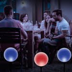 Lampa solara, glob din sticla LED, multicolor, MX 625 - imagine 6