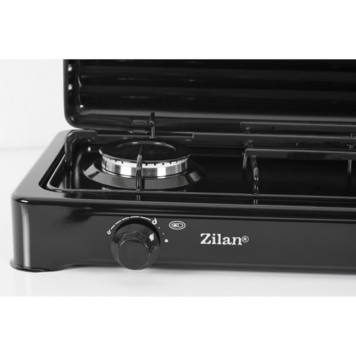 Aragaz, 2 ochiuri, negru, GPL, ZLN-0025, Zilan - imagine 2