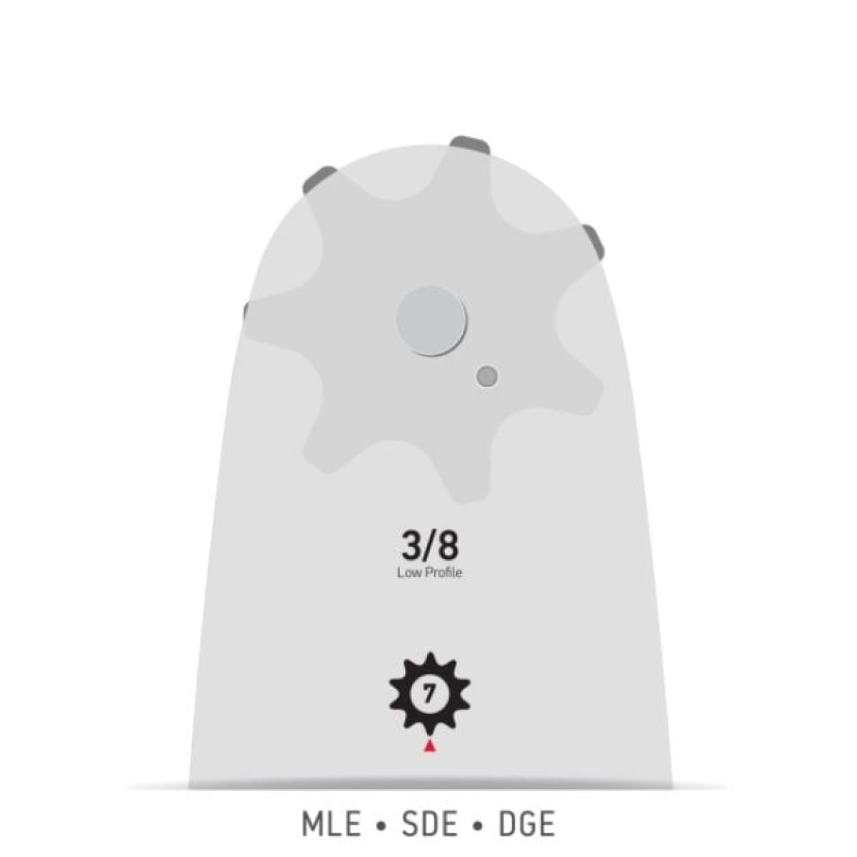 Sina de ghidaj, 35 cm (14") .3/8" 1.3 mm, Double Guard, O140SDEA095, Oregon - imagine 2