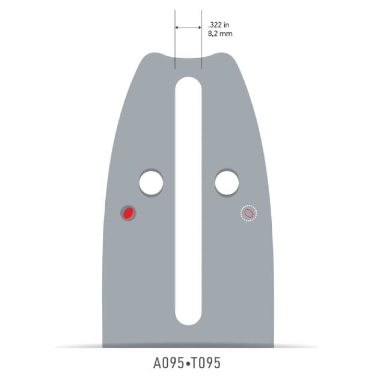 Sina de ghidaj, 35 cm (14") .3/8" 1.3 mm, Double Guard, O140SDEA095, Oregon - imagine 3