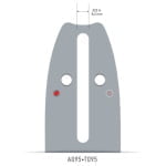 Sina de ghidaj, 35 cm (14") .3/8" 1.3 mm, Double Guard, O140SDEA095, Oregon - imagine 3