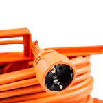 Cordon cu fisa si priza, 30 m, 3 x 1.5 mm, portocaliu, EJPP30, Beorol - imagine 5