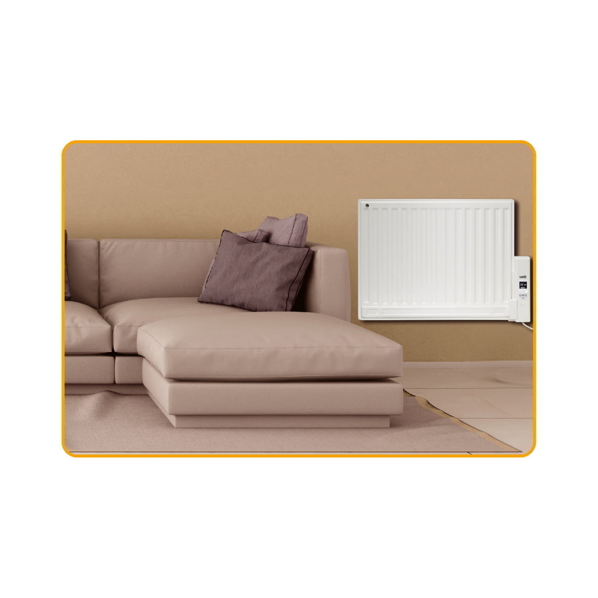 Radiator cu ulei, 600 W, FLOR 600, Home - imagine 3