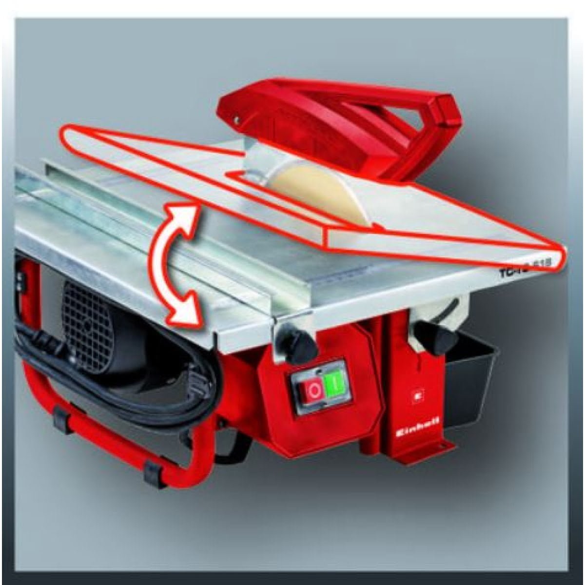 Masina electrica de taiat gresie si faianta, 600 W, TC-TC 618, Einhell - imagine 5