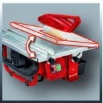 Masina electrica de taiat gresie si faianta, 600 W, TC-TC 618, Einhell - imagine 5
