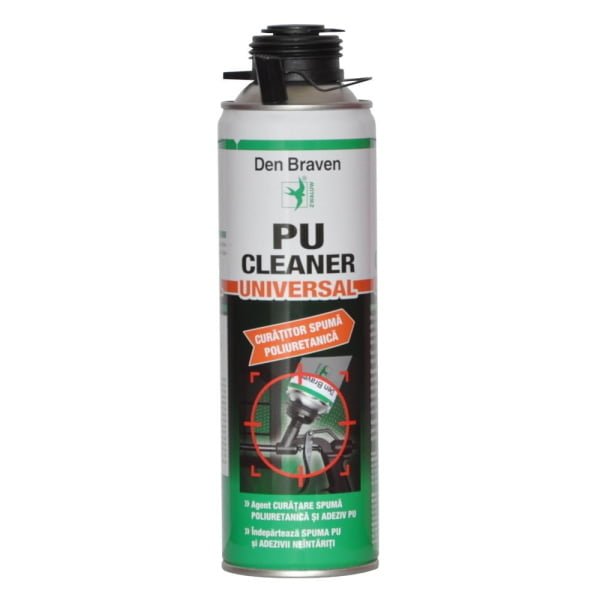 Agent de curatare, puternic, pentru spuma poliuretanica, universal, 150 ml, PU Cleaner, Den Braven