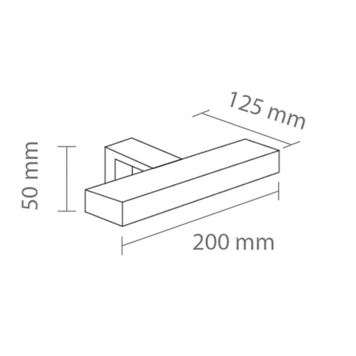 Lampa LED, pentru oglinda baie, 200 x 50 mm, Saturn, Savini Due - imagine 3