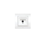 Priza TV, alb, IP20, Zena, Elbi Electric