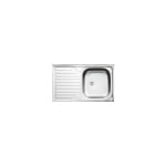 Chiuveta inox, pentru masca, dreaptunghiulara, cuva dreapta, 50 x 80 cm, 1001 MDM, Sanobi