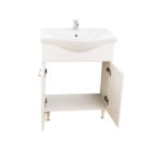 Mobilier baie, baza si lavoar, 60 cm, alb, seria 153, BadenMob - imagine 4
