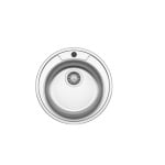 Chiuveta inox, pentru masca, cuva rotunda, 49 cm, 2100 BRL D-49, Sanobi