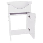 Mobilier baie, baza si lavoar, 45 cm, alb, seria 101, BadenMob - imagine 4