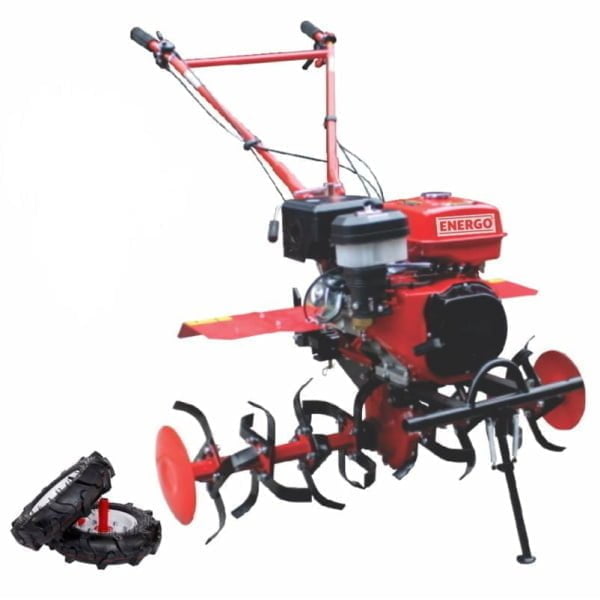 Motocultor, 13 CP, benzina + roti de cauciuc , H105G, Energo