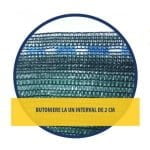 Plasa umbrire, latime 4 m, verde, 40 g/mp - imagine 3