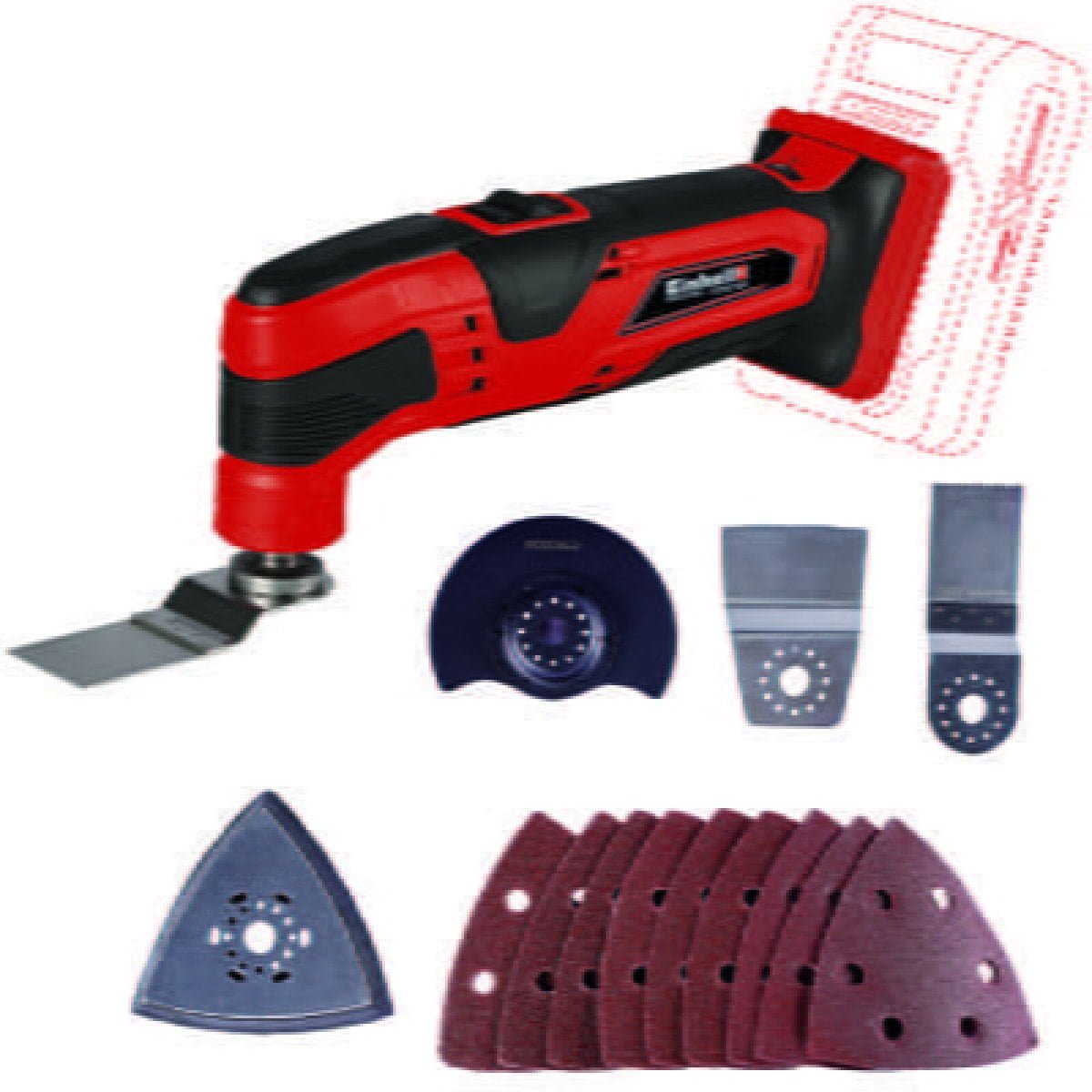 Unealta multifunctionala, fara acumulator, 18 V, TC-MG 18 Li-Solo, Einhell - imagine 6